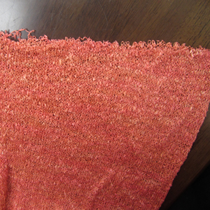 袖口の編み方を変えました。